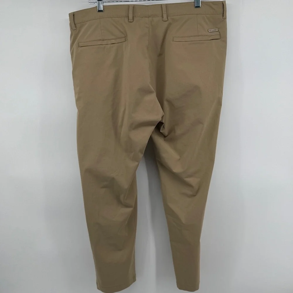 TWILLORY‎ Performance Fabric Tailored Fit Khaki Mens Dress Pants 38x30